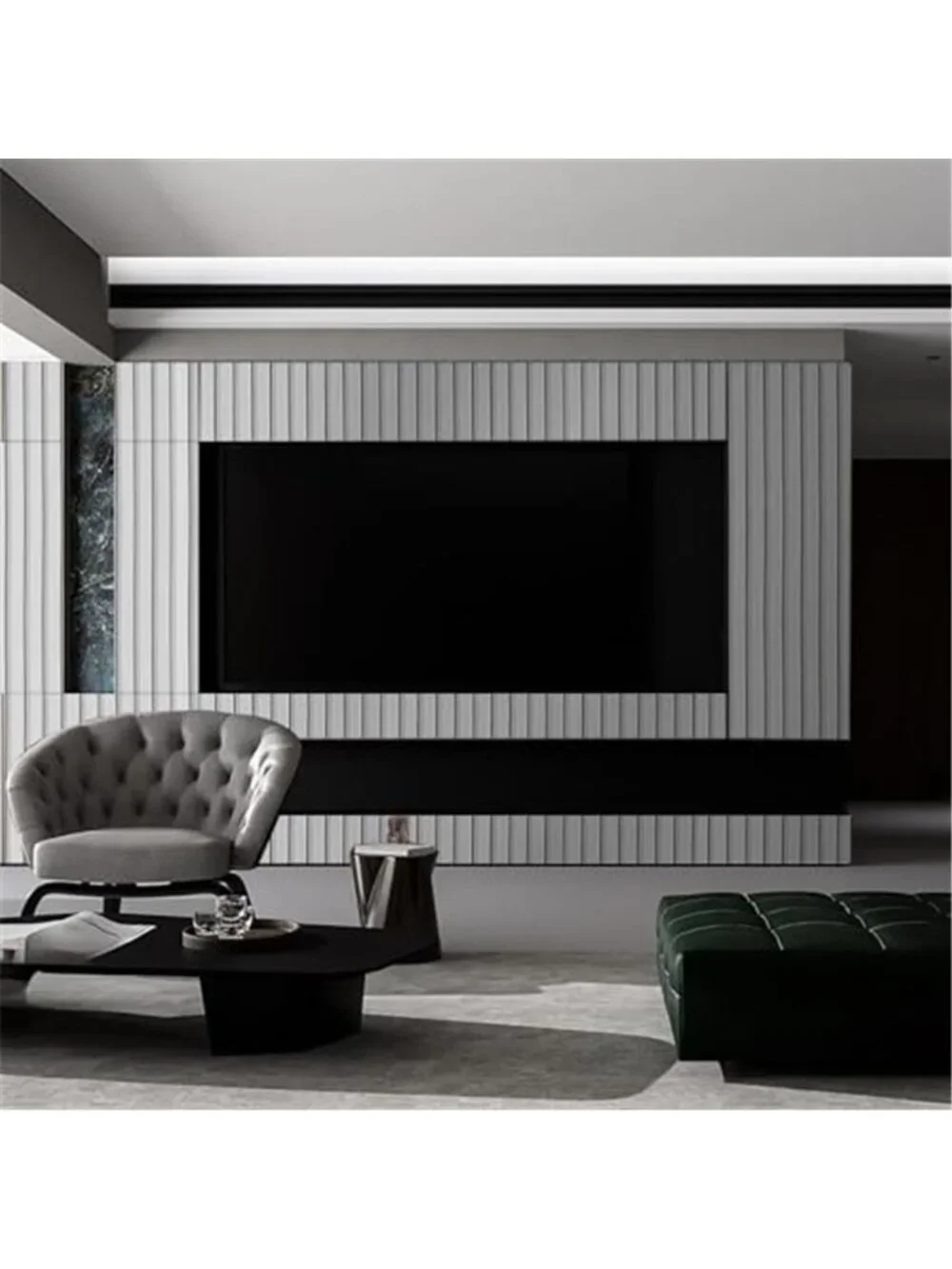 Wood Slat Peel and Stick Wallpaper Self Adhesive Contact Paper Wall Panel Decor